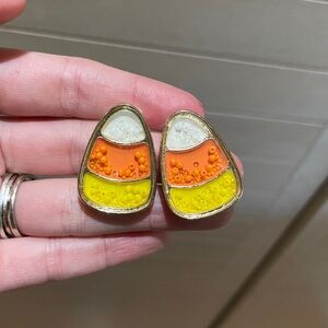 Moving Candy corn Earrings